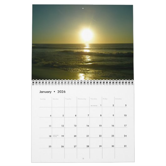 Kalender - Himmel bis Dämmerung (Jan 2026)