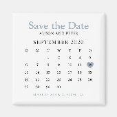Kalender Hochzeit Datum speichern Magnet (Vorne)