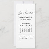 Kalender Hochzeiten Foto Standrahmen Gerettet T Save The Date (Rückseite)