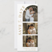 Kalender Hochzeitskabinett-Standrahmen für das Fot Save The Date (Vorderseite)