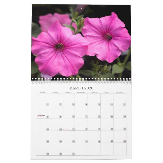 Kalender - Hübsches Petunias #5 (Mär 2026)