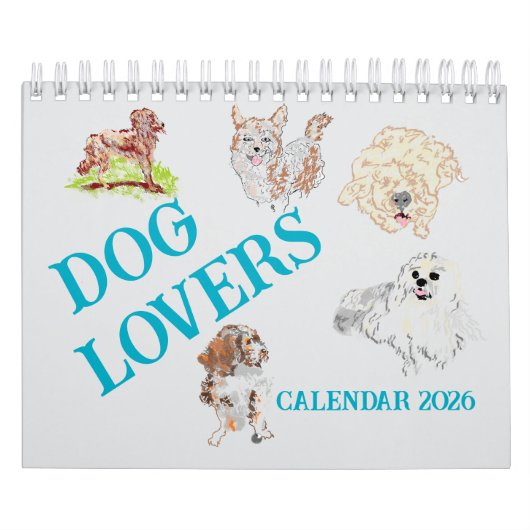 Kalender Hunde Liebhaber 2026 (Titelbild)