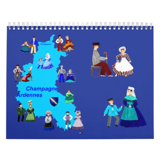 Kalender in Champagne-Ardennes, Frankreich (Titelbild)