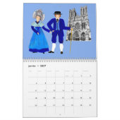 Kalender in Champagne-Ardennes, Frankreich (Jan 2027)