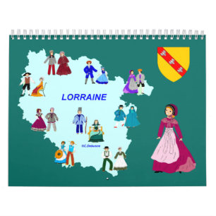 Kalender in Lothringen, Frankreich