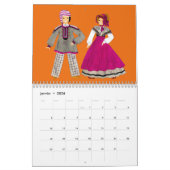 Kalender in Lothringen, Frankreich (Jan 2026)