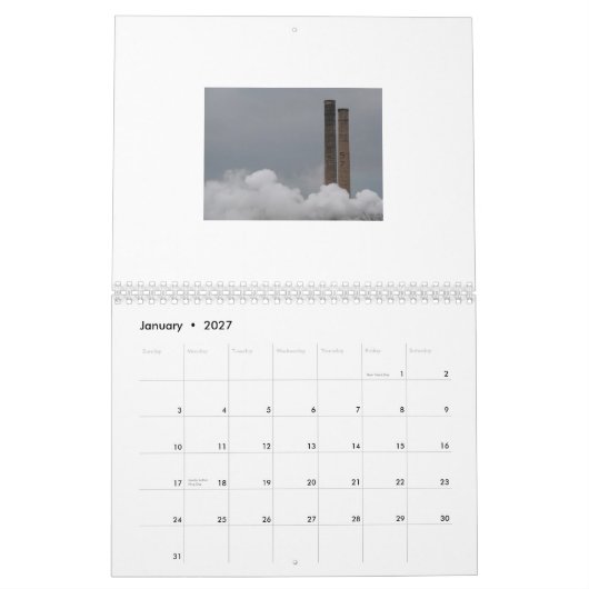 Kalender: Industrielles Pittsburgh Kalender (Jan 2027)