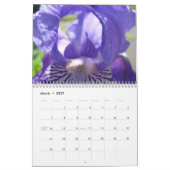 KALENDER Irises Kalender-Iris-Blumen (Mär 2027)