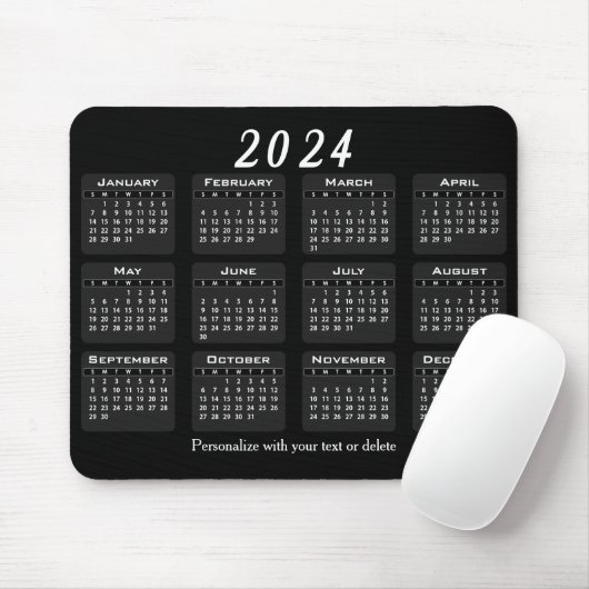 Kalender - Jahr Mousepad (Mit Mouse)