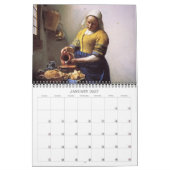 Kalender Jan.s Vermeer Malerei-2017 (Jan 2027)