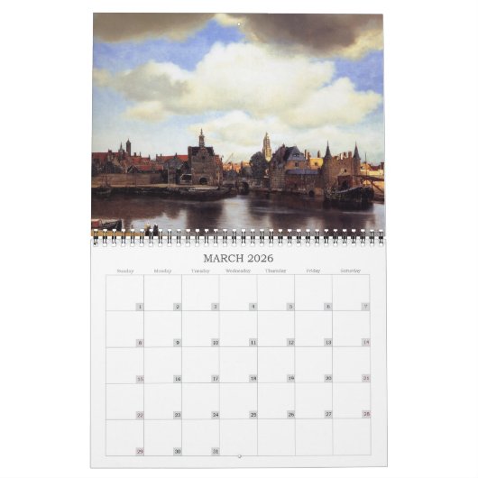 Kalender Jan.s Vermeer Malerei-2017 (Mär 2026)