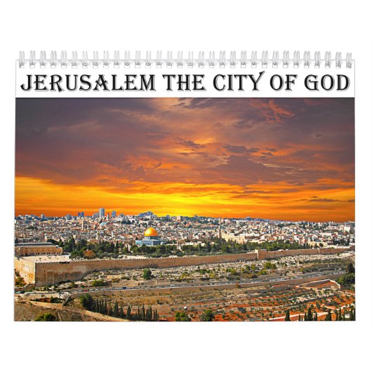 Kalender Jerusalem (Titelbild)