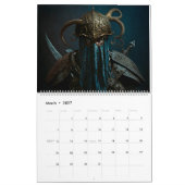 Kalender Kalender Warrior Fantasy 2023 (Mär 2027)