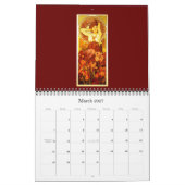 Kalender-Klassisch/Vintag-Alphonse Mucha Kalender (Mär 2027)