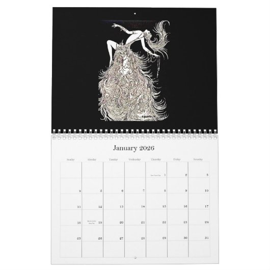 Kalender-Klassisch/Vintag-Charles Gesmar Kalender (Jan 2026)