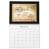 Kalender-Klassisch/Vintag-LEONARDO da Vinci Kalender (Feb 2027)