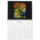 Kalender-Klassischer/Vintag-Louis Komfort Tiffany Kalender (Mär 2026)