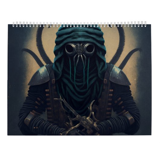 Kalender Krieger Fantasy 2023 (Rückseite)