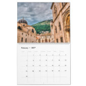 Kalender Kroatiens Dubrovnik (Feb 2027)