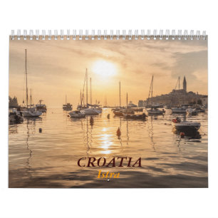 Kalender Kroatiens Istra texturiert