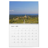 Kalender Kroatiens Istra texturiert (Mär 2027)