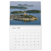 Kalender Kroatiens Istra texturiert (Jan 2027)