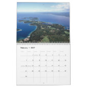 Kalender Kroatiens Istra texturiert (Feb 2027)