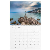 Kalender Kroatiens Opatija (Jan 2027)