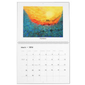 Kalender-Kunst-Malereien der Natur-2012 enorme Kalender (Mär 2026)