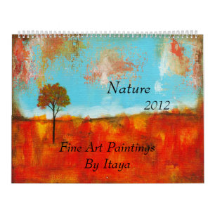 Kalender-Kunst-Malereien der Natur-2012 enorme Kalender