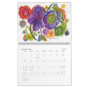 Kalender künstlerischer Blume (Feb 2027)