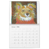 Kalender-Kunstmalereien des Hundes 2011 der Kalender (Jan 2026)