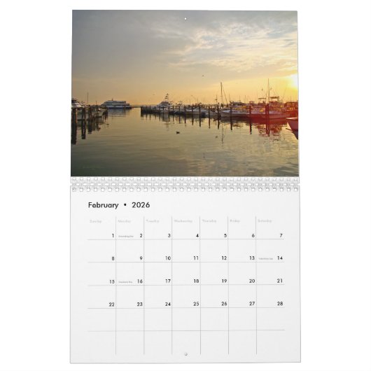 Kalender - Küstenzonen (Feb 2026)