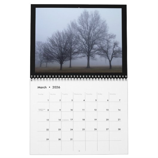 Kalender - Landschaften (Mär 2026)