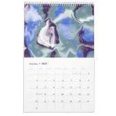 Kalender lang - farbenfrohe abstrakte Kunst -  (Jan 2027)