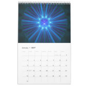 Kalender lang - Farbige Fraktale Kunst - (Jan 2027)