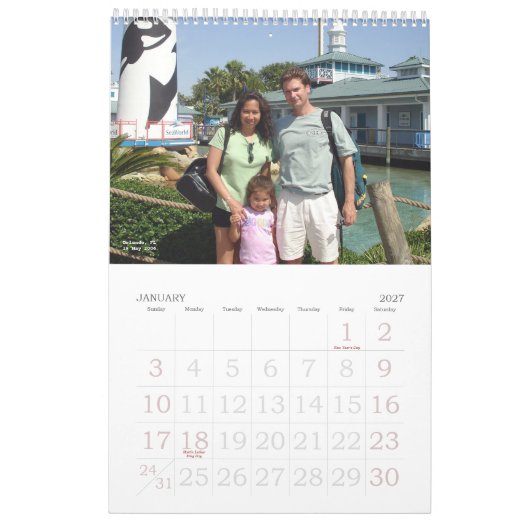 Kalender Le family (Jan 2027)