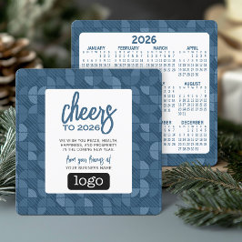 Kalender, Logo - Chefin Blue Business Gruß Feiertagskarte
