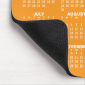 Kalender - Logo, Foto, Geschäftskontakte - orange Mousepad (Ecke)