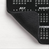 Kalender - Logo, Foto, Geschäftskontakte - schwarz Mousepad (Ecke)