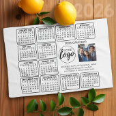 Kalender - Logo, Foto Geschirrtuch