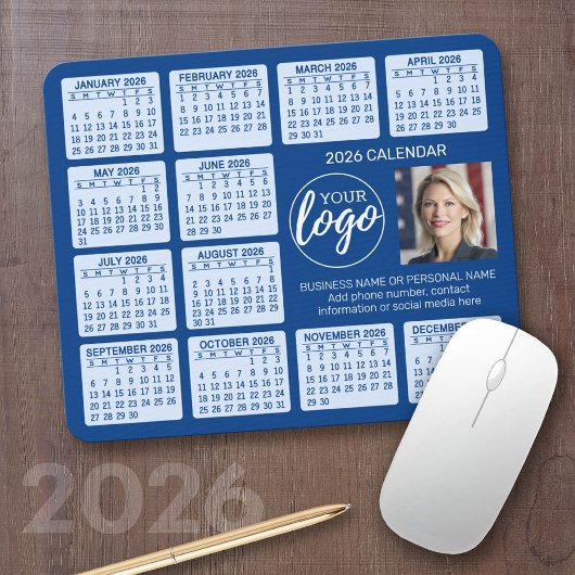 Kalender - Logo, Foto Mousepad