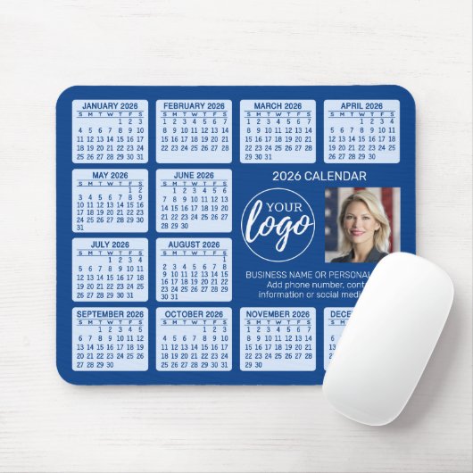 Kalender - Logo, Foto Mousepad (Mit Mouse)