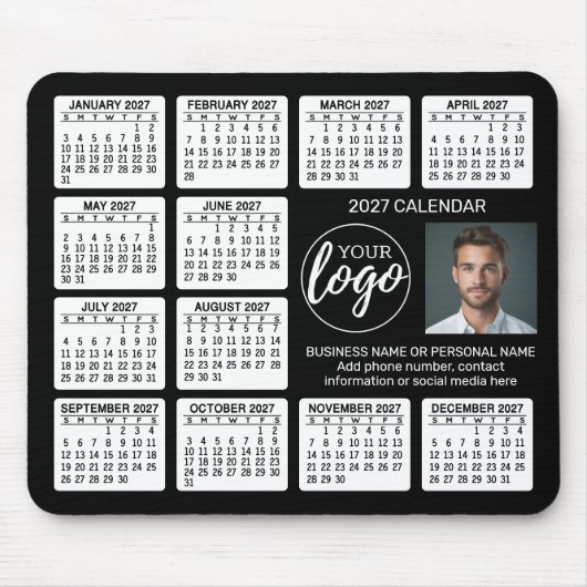 Kalender - Logo, Foto Mousepad (Vorne)