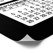 Kalender - Logo, Foto Poster (Ecke)