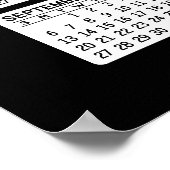 Kalender - Logo, Foto Poster (Ecke)