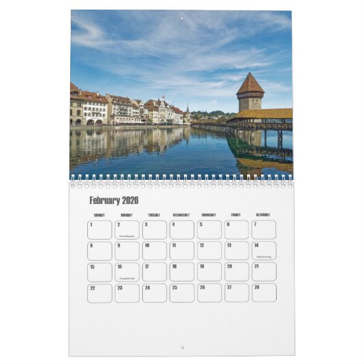 Kalender Luzern-Schweiz (Feb 2026)