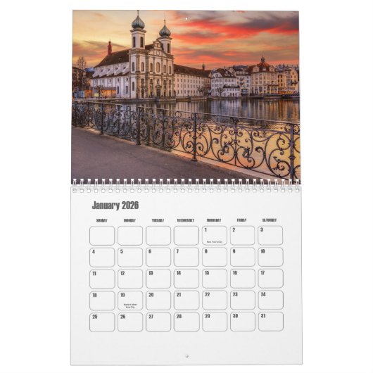 Kalender Luzern-Schweiz (Jan 2026)