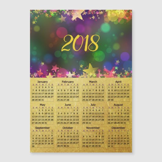Kalender-magnetische Foto-Karte des Magnetkarte (Vorderseite)