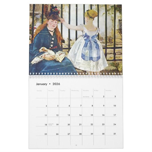 Kalender Manet Kunst-2017 (Jan 2026)